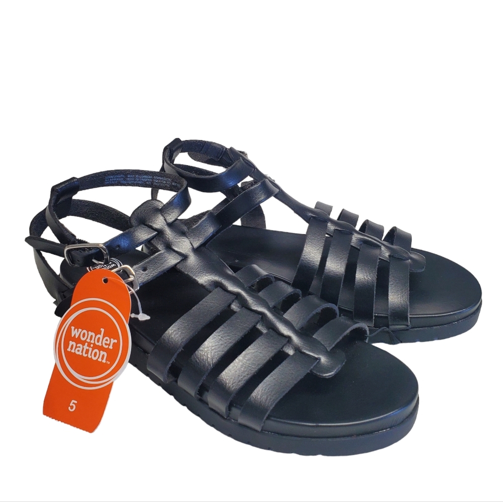 NWT Wonder Nation Girls Gladiator Sandals  Spring/Summer Size 5